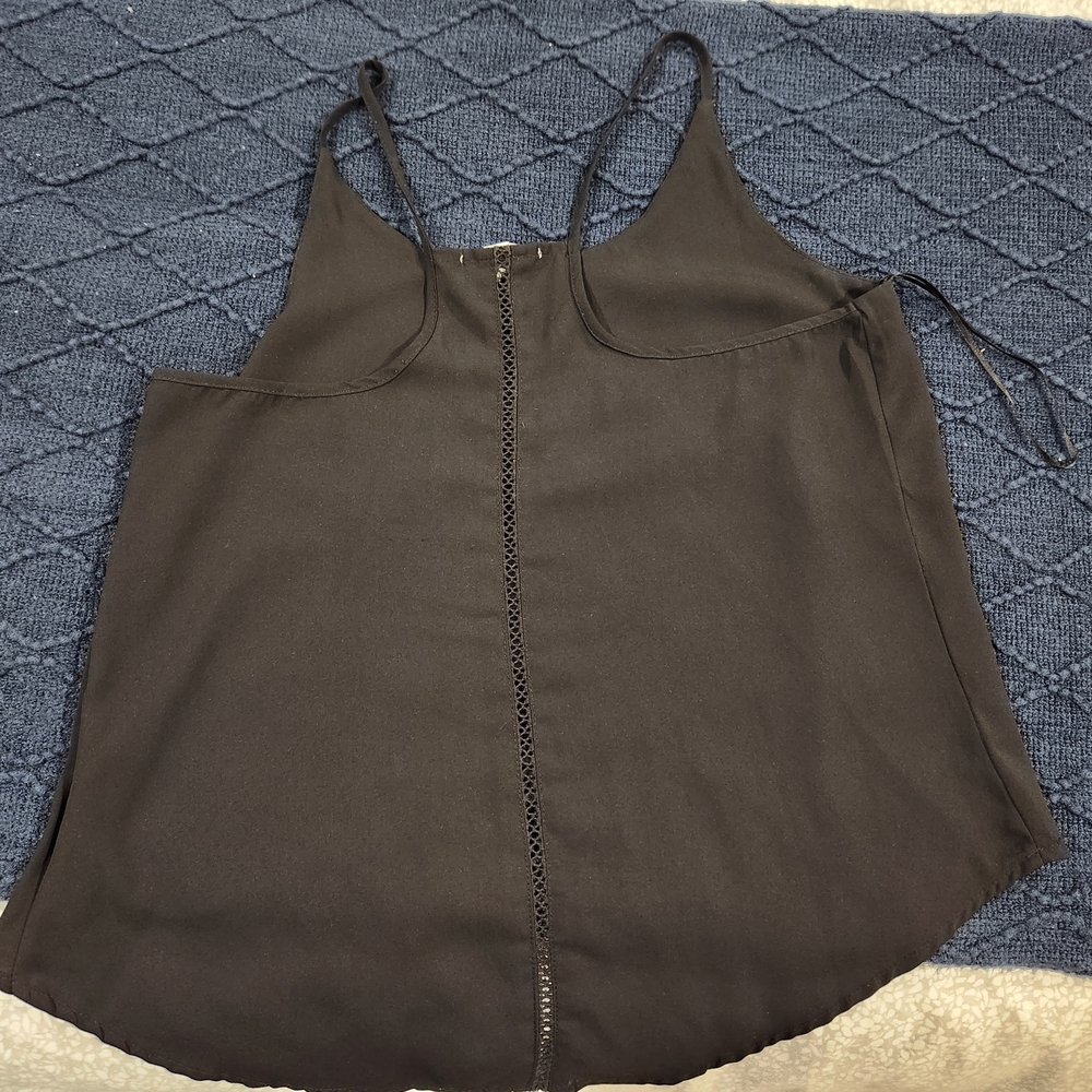 2/15$Ambiance Black Camisole Top